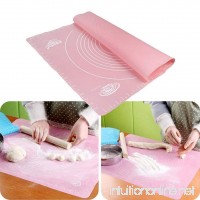 Silicone Large Pastry Mat With Measurements Kemilove 11.4 x 10.2 Non-Slip Sheet Sticks To Countertop For Rolling Dough - B0713RJSV8